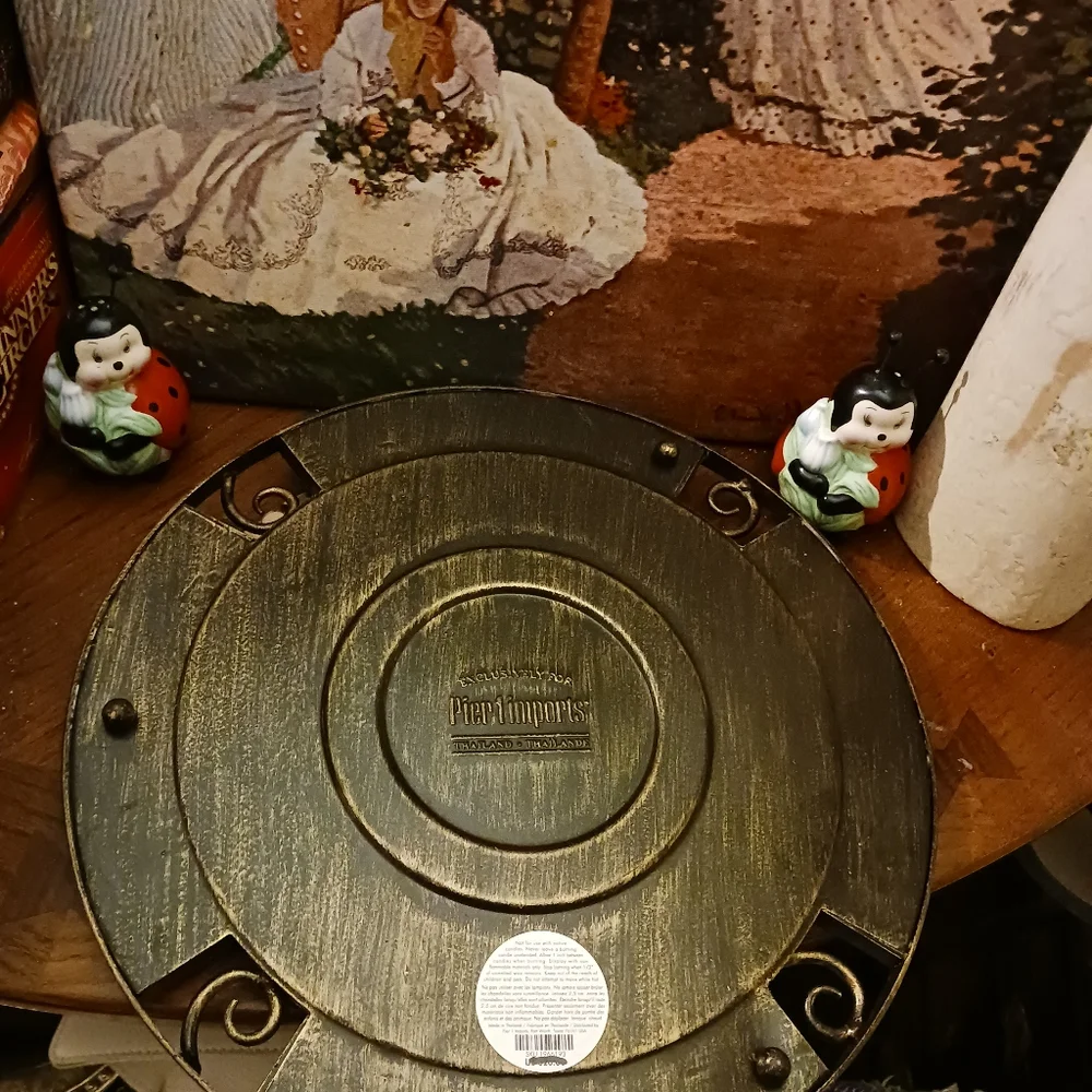🌺💐Pier 1 Imports Bronze Mirrored 🐲🦩🌸Vanity Tray, The Perfect Decor.🐧🐬🐳🐋